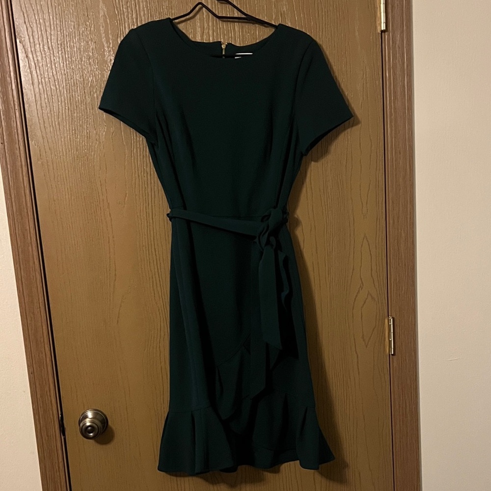 Calvin Klein Dark Green Midi Dress